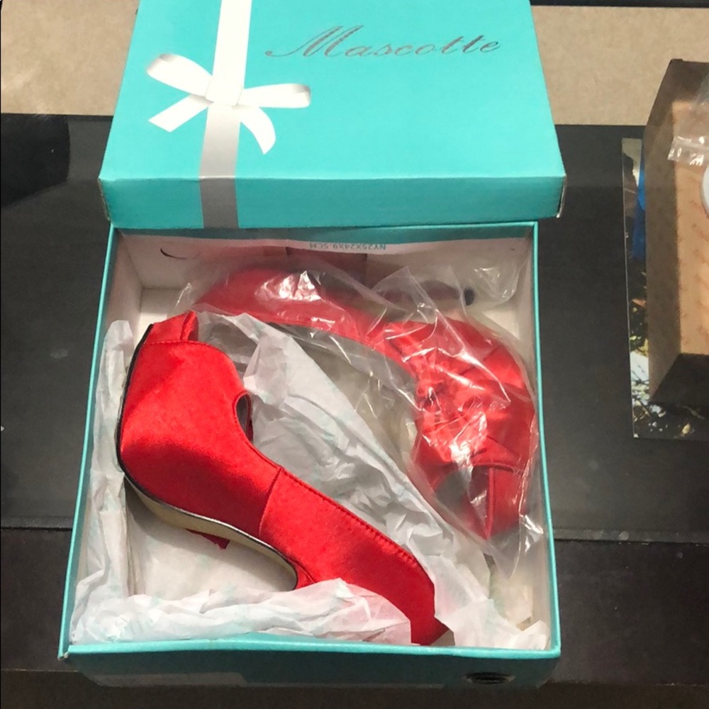 Red Shoes with Stiletto heels